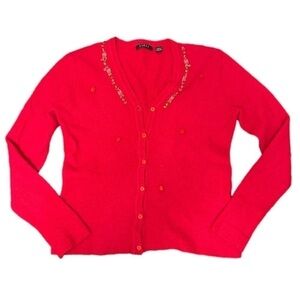 Cyrus Red Christmas Sweater Size M Medium